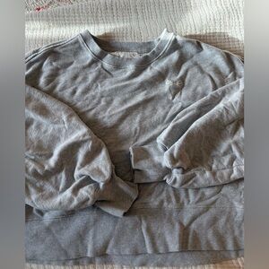 Aerie classic crewneck sweatshirt with bow detail